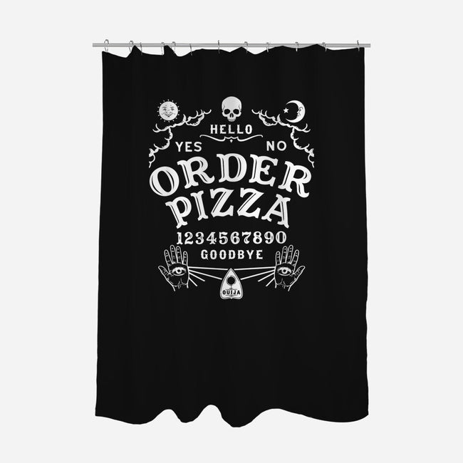 Order Pizza-none polyester shower curtain-Immortalized