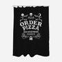Order Pizza-none polyester shower curtain-Immortalized