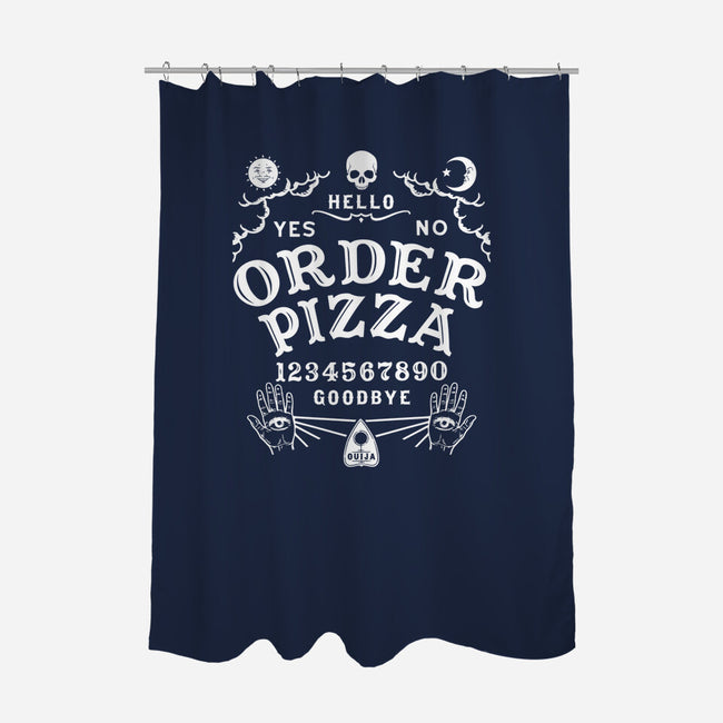 Order Pizza-none polyester shower curtain-Immortalized