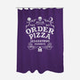 Order Pizza-none polyester shower curtain-Immortalized