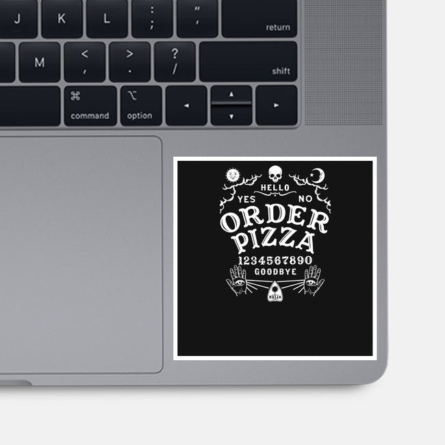 Order Pizza-none glossy sticker-Immortalized