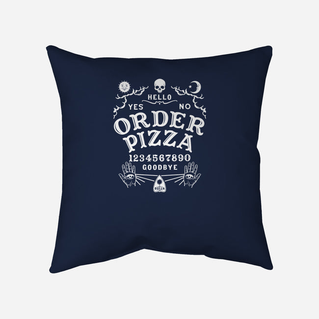Order Pizza-none removable cover w insert throw pillow-Immortalized