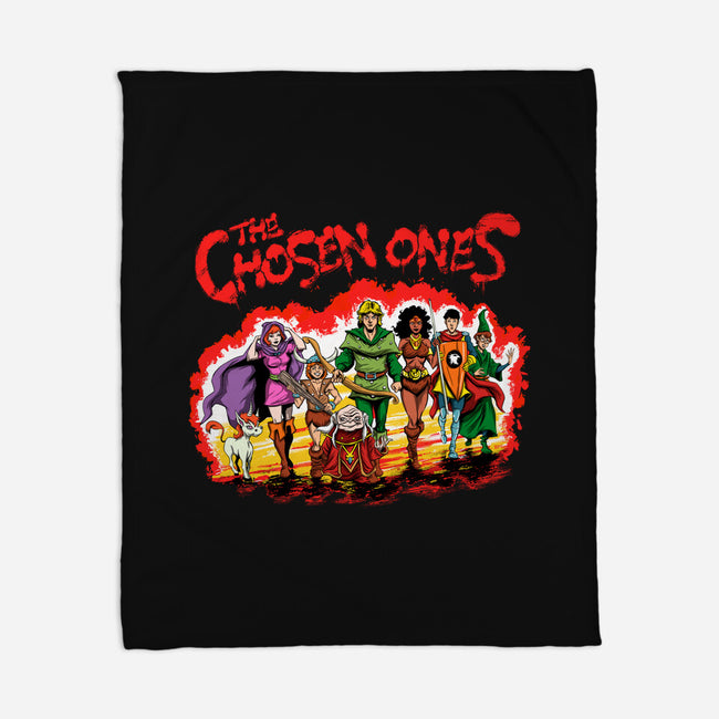 The Chosen Ones-none fleece blanket-zascanauta