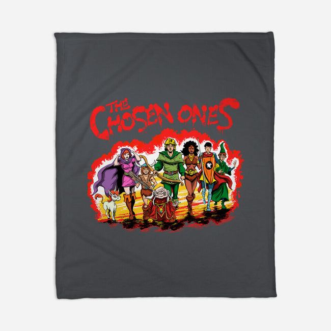 The Chosen Ones-none fleece blanket-zascanauta