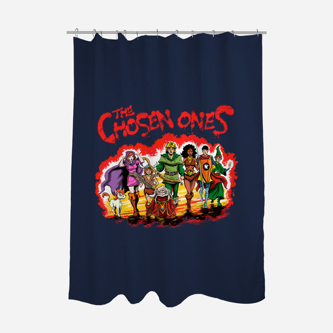 The Chosen Ones-none polyester shower curtain-zascanauta