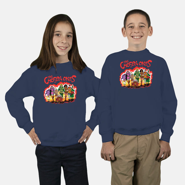 The Chosen Ones-youth crew neck sweatshirt-zascanauta