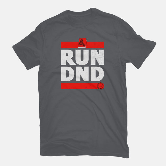 Run DND-mens heavyweight tee-shirox