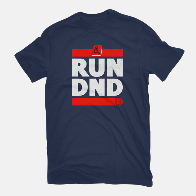 Run DND-mens heavyweight tee-shirox