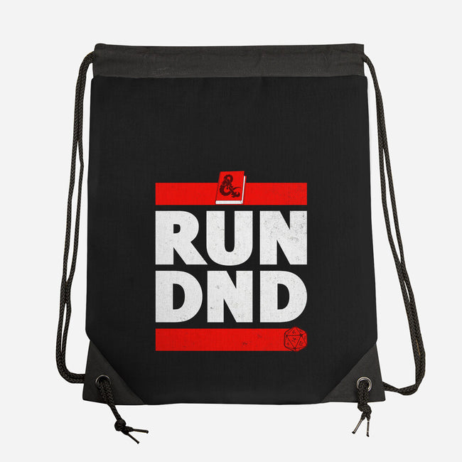 Run DND-none drawstring bag-shirox