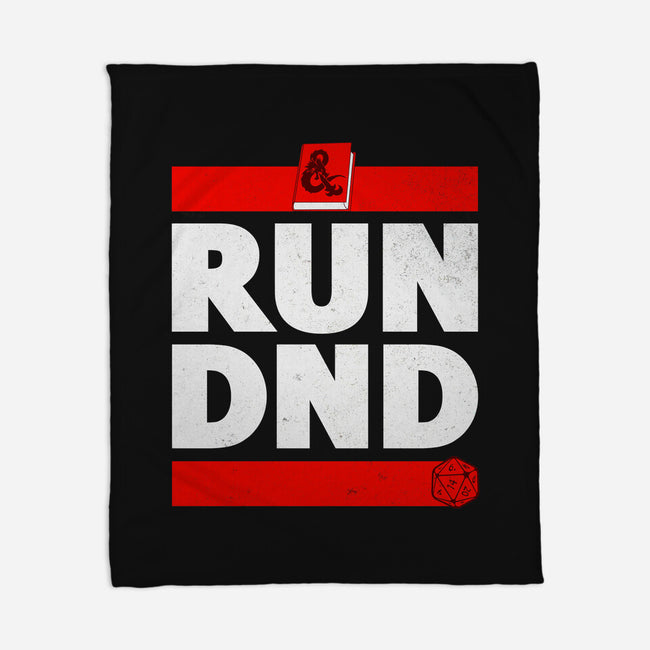 Run DND-none fleece blanket-shirox