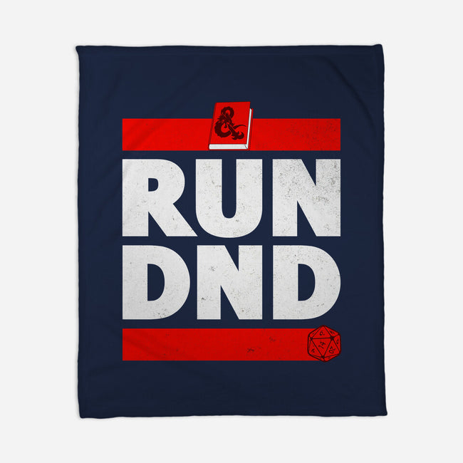 Run DND-none fleece blanket-shirox