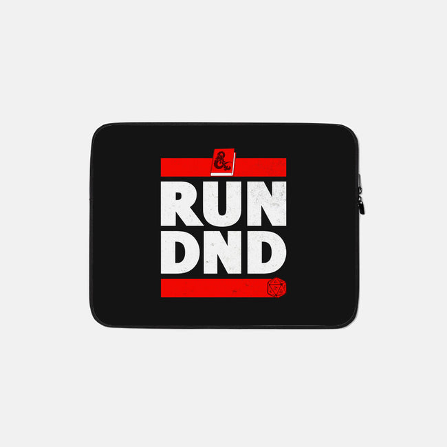 Run DND-none zippered laptop sleeve-shirox