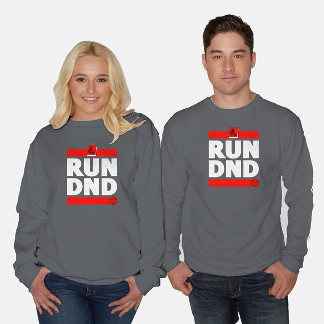 Run DND-unisex crew neck sweatshirt-shirox