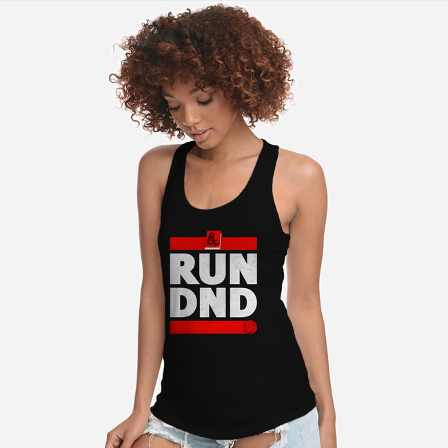 Run DND-womens racerback tank-shirox