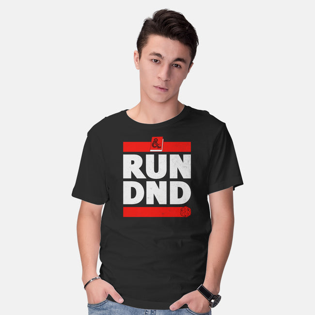 Run DND-mens basic tee-shirox