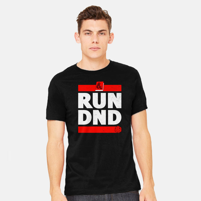 Run DND-mens heavyweight tee-shirox