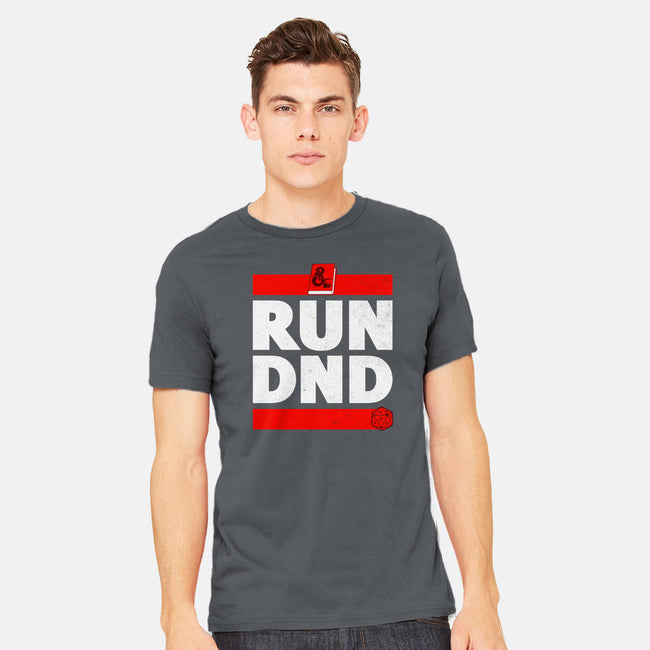 Run DND-mens heavyweight tee-shirox