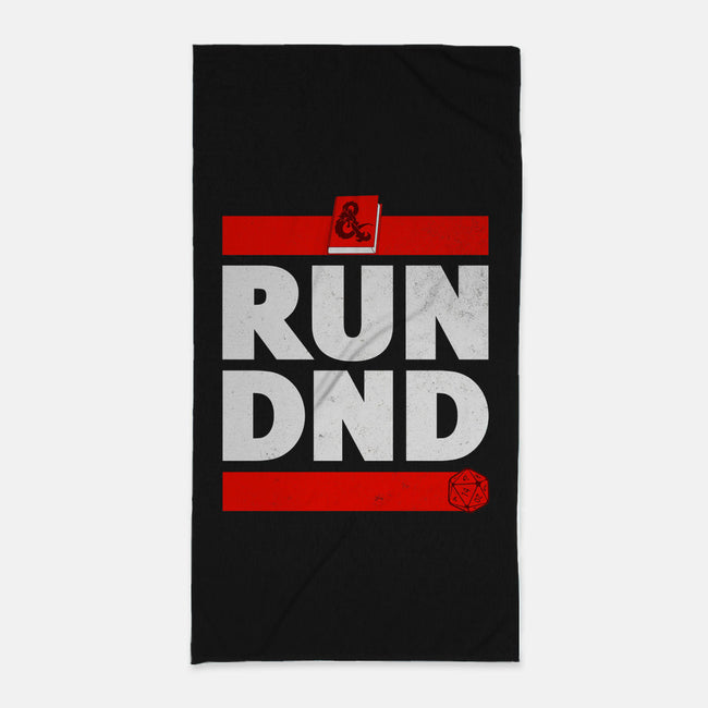 Run DND-none beach towel-shirox