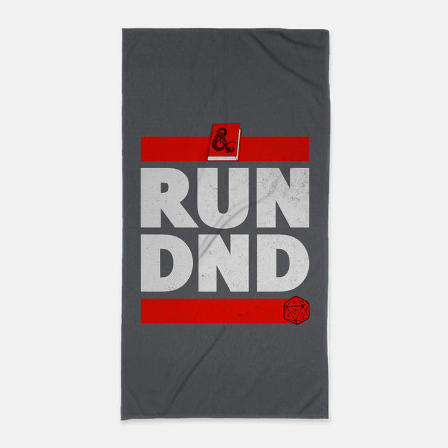 Run DND-none beach towel-shirox