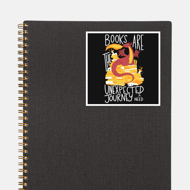Book Dragon-none glossy sticker-TaylorRoss1
