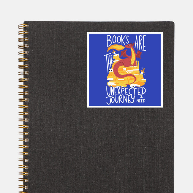 Book Dragon-none glossy sticker-TaylorRoss1