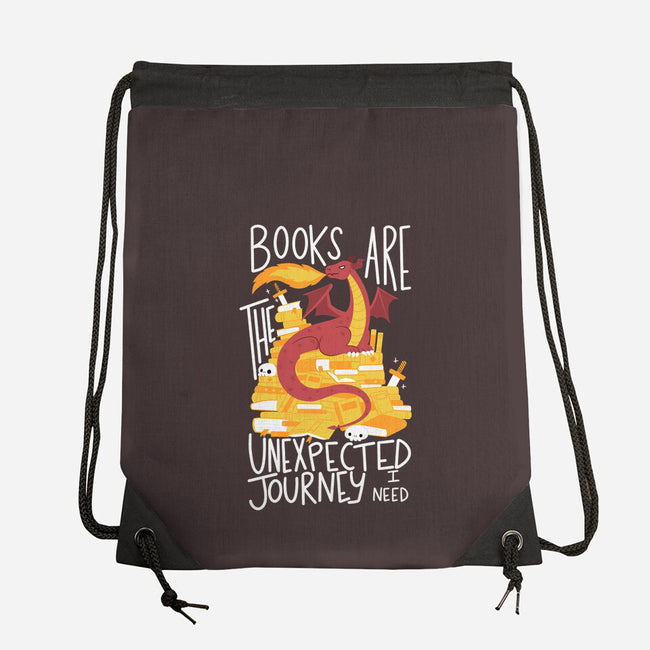 Book Dragon-none drawstring bag-TaylorRoss1