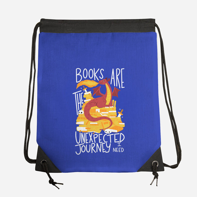 Book Dragon-none drawstring bag-TaylorRoss1
