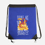 Book Dragon-none drawstring bag-TaylorRoss1