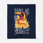Book Dragon-none fleece blanket-TaylorRoss1