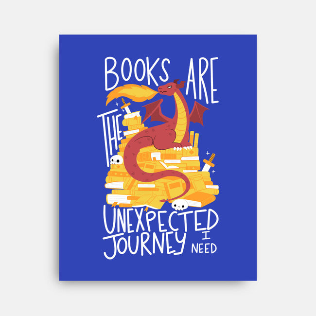 Book Dragon-none stretched canvas-TaylorRoss1