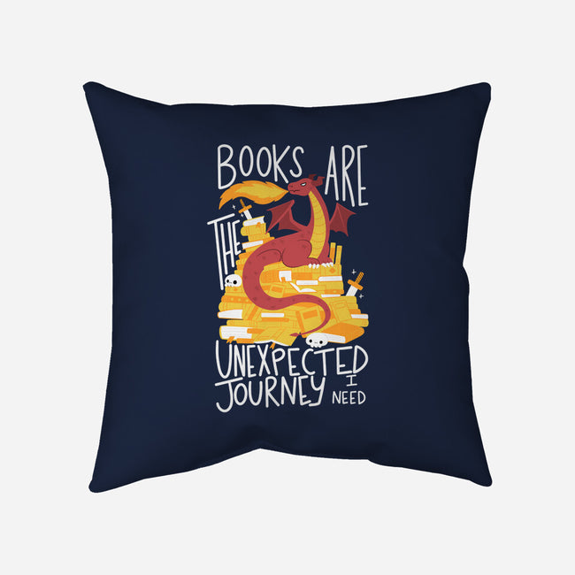Book Dragon-none removable cover w insert throw pillow-TaylorRoss1