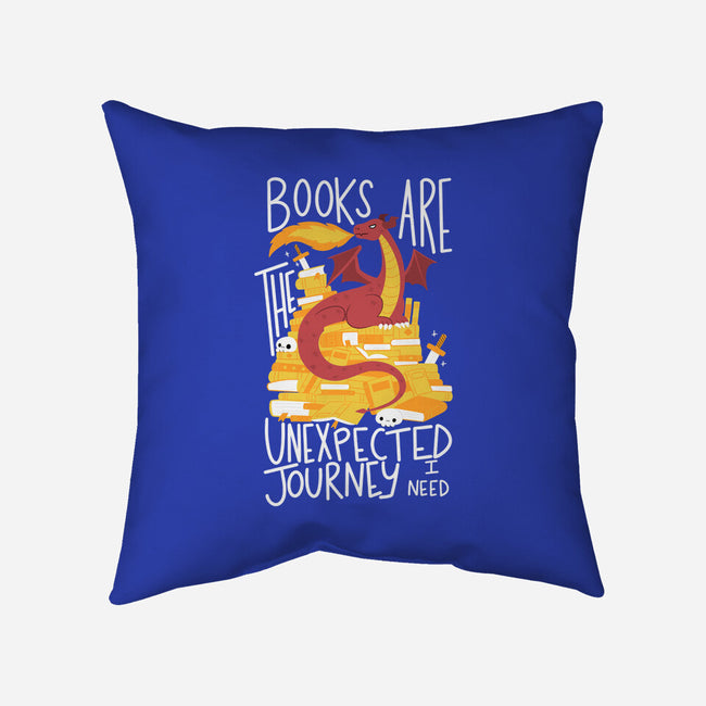 Book Dragon-none removable cover w insert throw pillow-TaylorRoss1