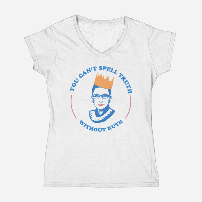 Truthful Ruth-womens v-neck tee-TeeFury