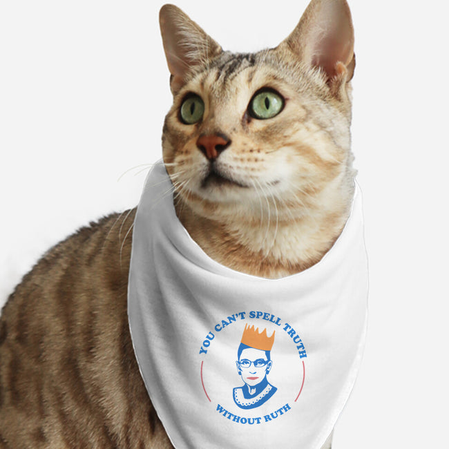 Truthful Ruth-cat bandana pet collar-TeeFury