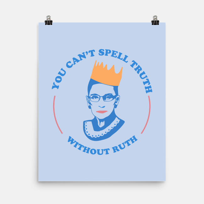 Truthful Ruth-none matte poster-TeeFury