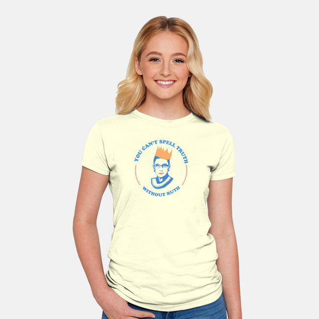 Truthful Ruth-womens fitted tee-TeeFury