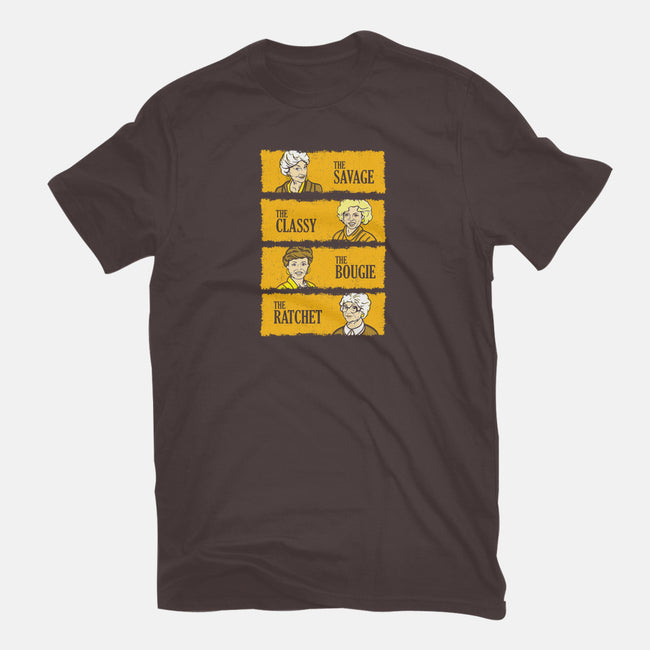 Golden Savages-womens basic tee-dalethesk8er
