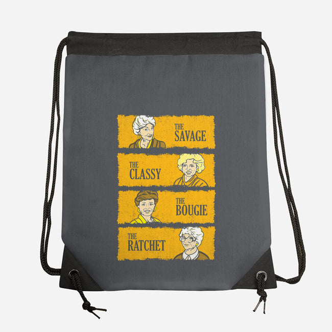 Golden Savages-none drawstring bag-dalethesk8er