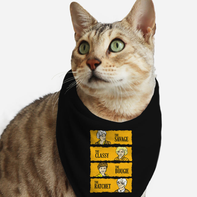 Golden Savages-cat bandana pet collar-dalethesk8er