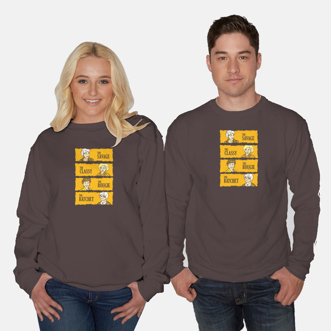 Golden Savages-unisex crew neck sweatshirt-dalethesk8er