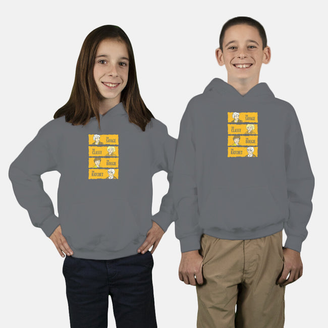 Golden Savages-youth pullover sweatshirt-dalethesk8er