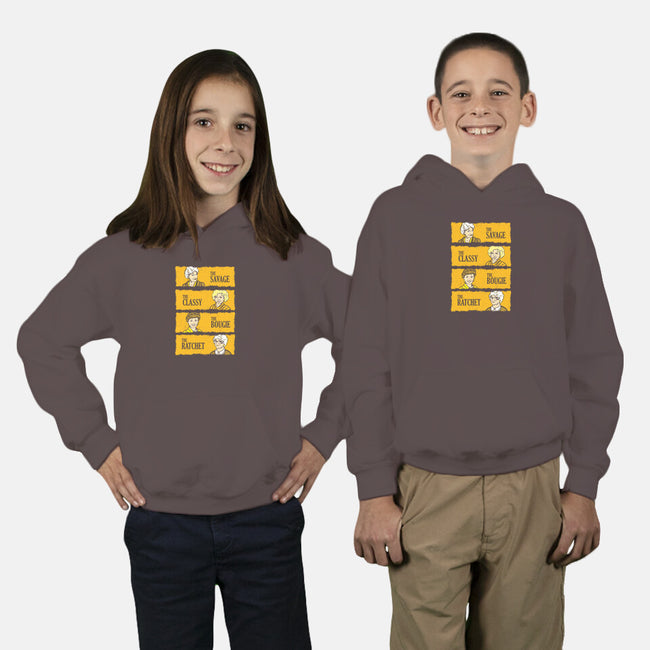 Golden Savages-youth pullover sweatshirt-dalethesk8er