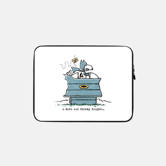 A Dark And Stormy Knight-none zippered laptop sleeve-kg07