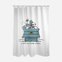 A Dark And Stormy Knight-none polyester shower curtain-kg07