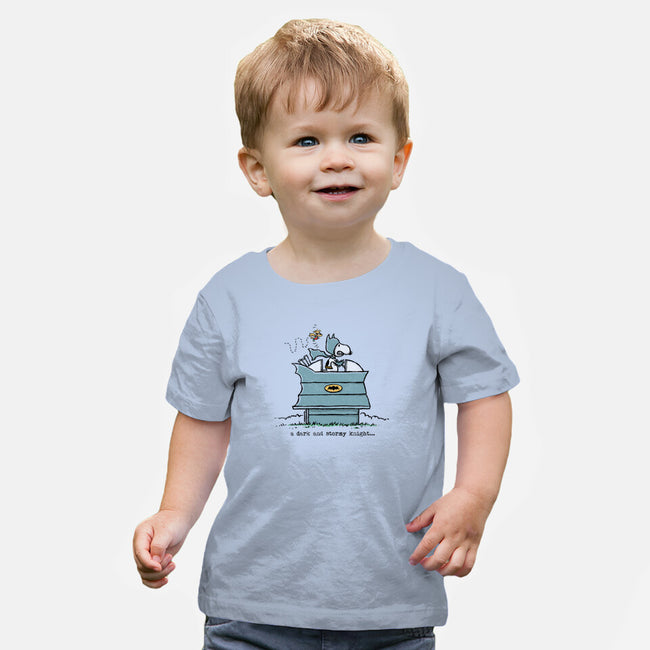 A Dark And Stormy Knight-baby basic tee-kg07