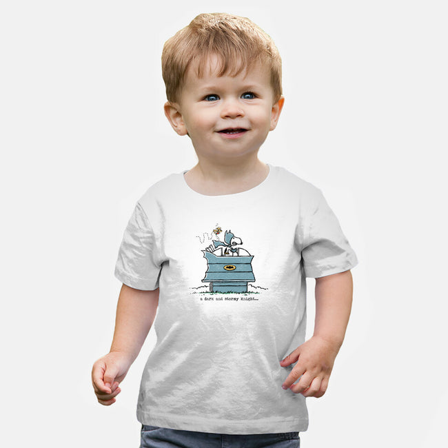 A Dark And Stormy Knight-baby basic tee-kg07