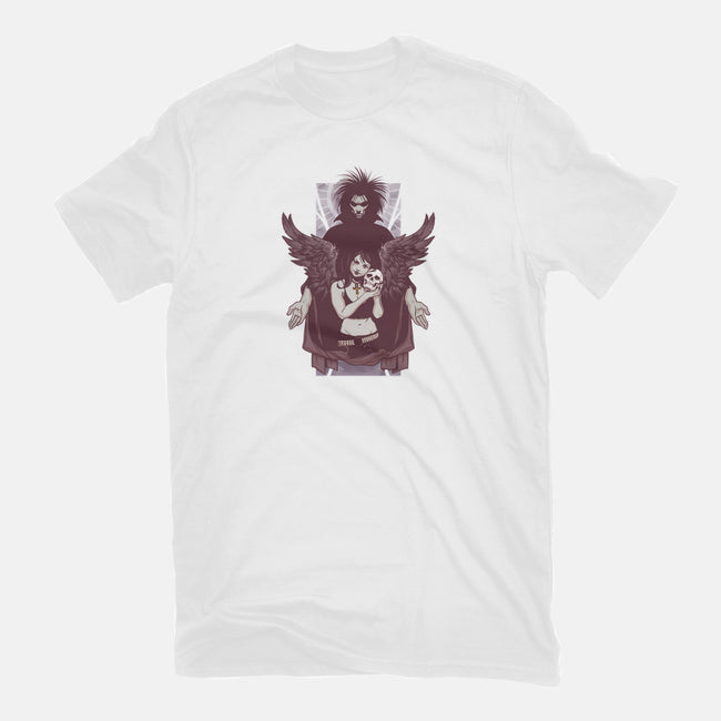 Death and Sandman-youth basic tee-lucassilva