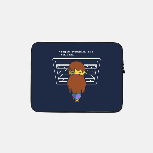 Despite Everything-none zippered laptop sleeve-estudiofitas