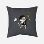 Banksy Crossing-none removable cover w insert throw pillow-theteenosaur