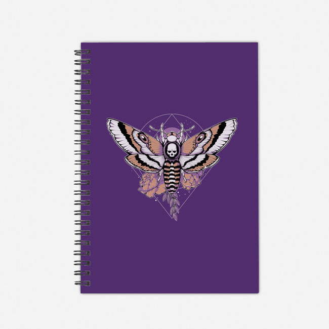 Death Moth-none dot grid notebook-xMorfina